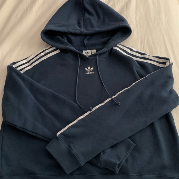 Adidas Originals Cropped Hoodie - Picture 2 of 3
